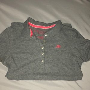 Aeropostale grey polo